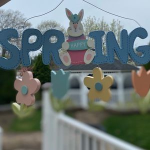 Wooden Spring sign